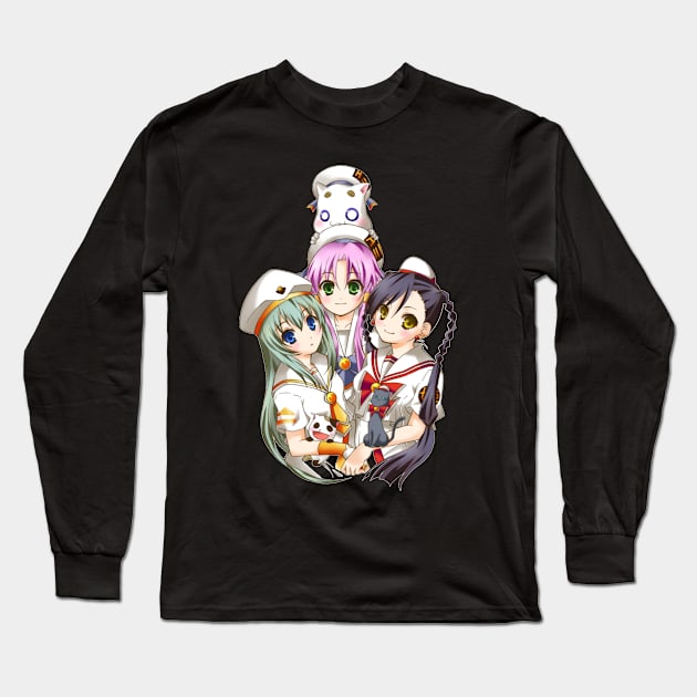 Aria Undine Girls Long Sleeve T-Shirt by KokoroPopShop